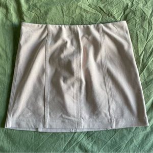 Wild Honey faux suede mini skirt